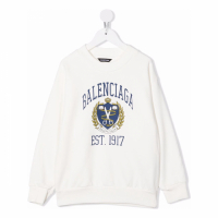 Balenciaga Kids Big Kid's 'Crest-print' Sweatshirt