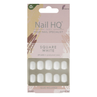 Nail HQ ''Square' Nagel-Tips - White 24 Stücke