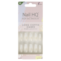 Nail HQ ''Long Coffin' Nagel-Tips - Ombre 24 Stücke