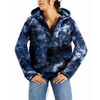 Tommy Hilfiger Women's 'Tie-Dyed Hooded Sherpa' Jacket