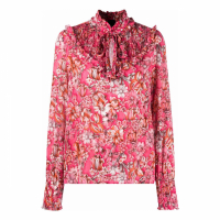 Pinko 'Ruffled Floral' Bluse für Damen