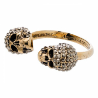 Alexander McQueen Women's 'Crystal Skulls' Ring