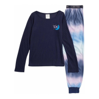 Calvin Klein 'Thermal' Top & Shorts Pyjama Set für große Mädchen