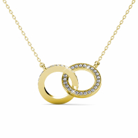 MYC Paris Women's 'Circle Twin' Necklace