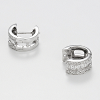 Atelier du diamant Women's 'Double Rangs' Earrings