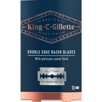 Gillette 'King Double Edge' Razor Reffil - 10 Pieces