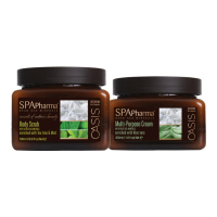 Spa Pharma 'Green Tea & Aloe Vera Stimulating Duo' Hautpflege-Set - 2 Stücke