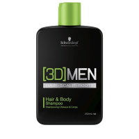 Schwarzkopf '3D Men Hair & Body' Shampoo - 250 ml