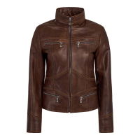 Roccoban Women's Leather Jacket
