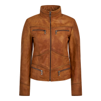 Roccoban Women's Leather Jacket