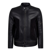 Roccoban Men's Leather Jacket