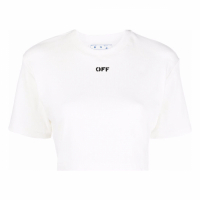 Off-White Women's 'Off Stamp' Crop T-shirt