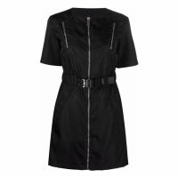 Givenchy 'Metallic Zip Detail' Kleid mit kurzem Ärmeln für Damen