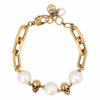 Alexander McQueen 'Skull And Pearl' Armband für Damen