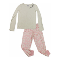 Calvin Klein 'Thermal' Top & Pyjamahose Set für große Mädchen