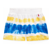 Polo Ralph Lauren 'Tie-Dye' Shorts für Kleinkind Mädchen