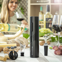 Innovagoods Electric Corkscrew With Accessories For Wine Corking