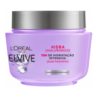L'Oréal Paris 'Elvive Hydra Hyaluronic Acid 72h Moisture' Haarmaske - 300 ml