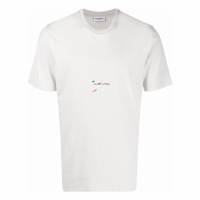 Saint Laurent Men's 'Micro Logo' T-Shirt