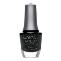 Morgan Taylor Professional' Nail Lacquer - Black Shadow - 15 ml
