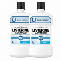 Listerine 'Advanced White' Mouthwash - 2 Pieces, 1 L