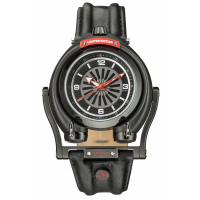 Gevril Gv2 Triton Men's Black Dial Calfskin Black Leather Watch