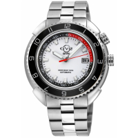 Gevril Gv2 Squalo Men's Swiss Automatic White Dial Stainless Steel Bracelet Date Watch