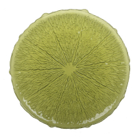 Aulica Assiette Plate Verte 28Cm - Citron