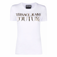 Versace Jeans Couture T-shirt 'Metallic Logo' pour Femmes