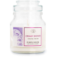 Purple River 'Creamy Shower' Duftende Kerze - 113 g