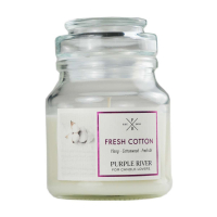 Purple River 'Fresh Cotton' Duftende Kerze - 113 g