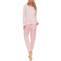 Flora By Flora Nikrooz Women's 'Audrey Solid' Top & Pajama Trousers Set