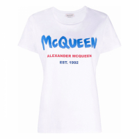 Alexander McQueen 'Logo' T-Shirt für Damen