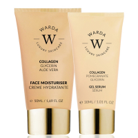 Warda 'Collagen' Face Moisturizer, Gel Serum - 2 Pieces