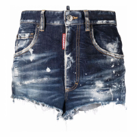 Dsquared2 Women's 'Paint Splatter' Denim Shorts