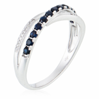 Le Diamantaire Women's 'Croisé Saphir' Ring