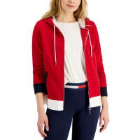 Tommy Hilfiger Women's 'Zip-Front Colorblocked' Jacket