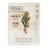 Iroha 'Nature Mask Tea Tree + Hyaluronic Acid' Blatt Maske - 20 ml