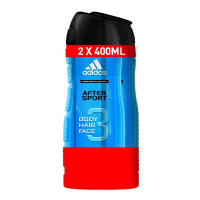 Adidas Set de gel douche 'After Sport' - 400 ml, 2 Pièces