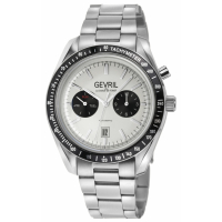 Gevril Men's Lenox Stainless Steel White Dial Automatic Watch