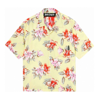 Palm Angels 'Hibiscus Floral' Kurzärmeliges Hemd für Herren