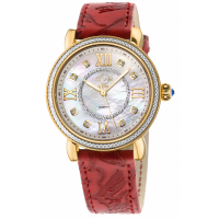 Gevril Gv2 Womens Marsala Leather Watch