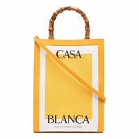 Casablanca Sac Cabas 'Logo Bamboo Handle' pour Femmes