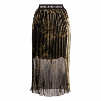 Versace Jeans Couture Women's 'Regalia Baroque Pleated' Midi Skirt