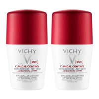 Vichy Déodorant Déodorant Clinical Control 96H' - 50 ml, 2 Pièces