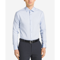 Calvin Klein Men's 'Non-Iron Performance Herringbone Spread Collar' Shirt