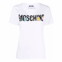 Moschino Women's 'Calico Animals Logo' T-Shirt