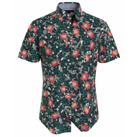 Tommy Hilfiger Chemise à manches courtes 'Flex Floral Camo' pour Hommes