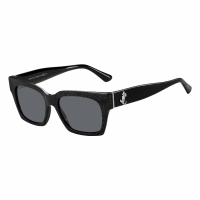 Jimmy Choo 'JO/S DXF GLITTER BLK' Sonnenbrillen für Damen