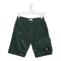 Stone Island Junior Little & Big Boy's 'Logo-Patch' Cargo Shorts